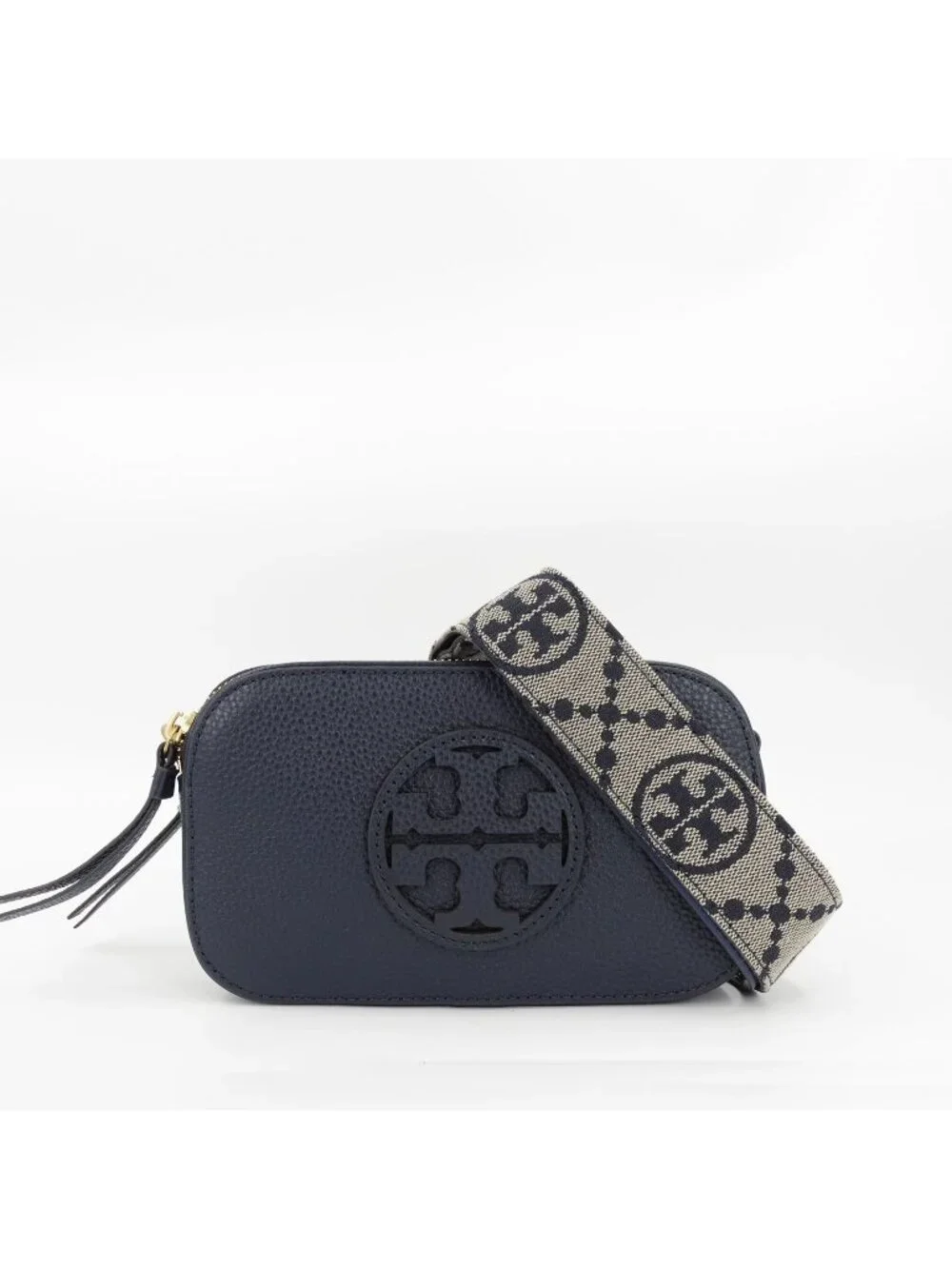 Tory Burch Miller Mini Crossbody Bag Navy OS